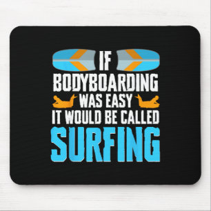 Bodyboarding Ruiter En Surfen Bodyboarder Muismat