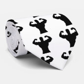 bodybuilder buigspieren stropdas (Opgerold)