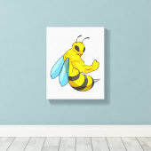 Bodybuilder Canvas Afdruk (Insitu (Houten vloer))