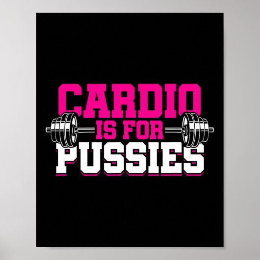 Bodybuilder Gewichtheffer Poster (Voorkant)