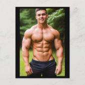 Bodybuilder Park Ranger | Carte postale (Devant)