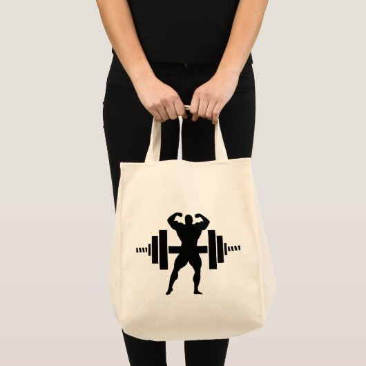 Bodybuilder Tote Bag (Voorkant (product))