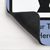  Bodybuilder/Weightlifter Logo Muismat (Hoek)