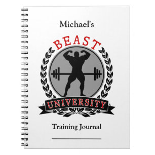 Bodybuilding Beast University Training Journal Notitieboek