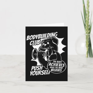 Bodybuilding Club Push Yourself Het lichaam bereik Kaart