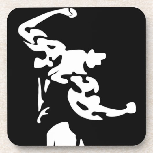 Bodybuilding Cork Onderzetter (Voorkant)