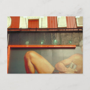 Bodybuilding Fitness Adverteren Time Square NYC Briefkaart