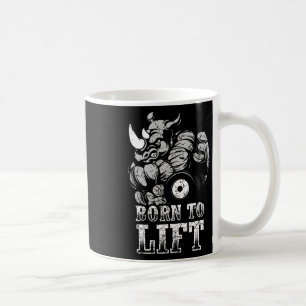 Bodybuilding Gym Fitness Training Spier Rhino Gif Koffiemok