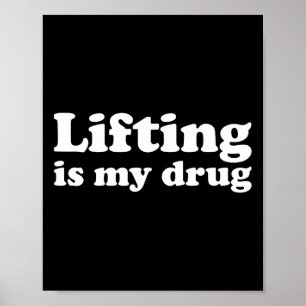 Bodybuilding Gym Workout Ik hou van tillen is mijn Poster