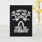 Bodybuilding Hefmotivatie - Squat Kaart (Gele Bloem)