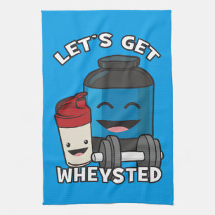 Bodybuilding Humor - Let's Get Wheysted Theedoek