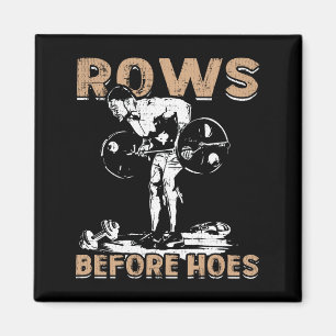 Bodybuilding Humor - Rijen voor Hoes - Nieuwigheid Magneet