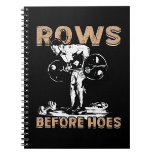 Bodybuilding Humor - Rijen voor Hoes - Nieuwigheid Notitieboek