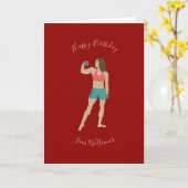 Bodybuilding Kaart (Gele Bloem)