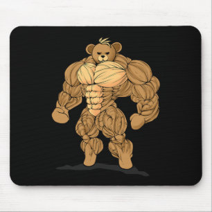Bodybuilding Kracht Sport Beer Muismat
