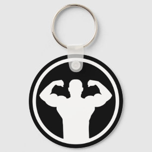 Bodybuilding-logo Sleutelhanger