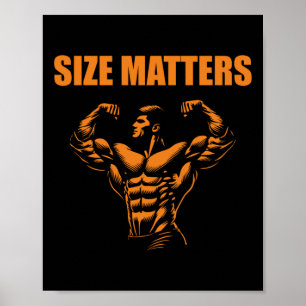 Bodybuilding - Maat S Sticker Poster