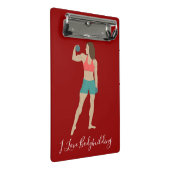 Bodybuilding Mini Klembord (Schuin)