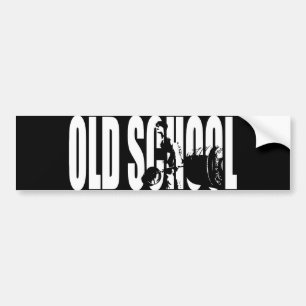 Bodybuilding - old school deadlift bumpersticker