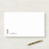 Bodybuilding Post-it® Notes (Op bureau)