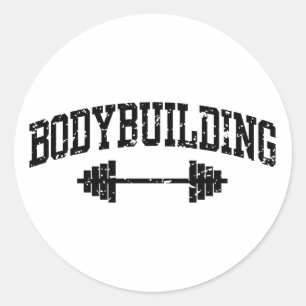 Bodybuilding Ronde Sticker