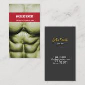 Bodybuilding/Self-Defense Visitekaartje (Voorkant / Achterkant)