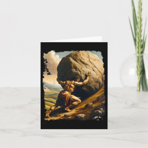 Bodybuilding Sisyphus Endurance Clic Art Griekse m Kaart