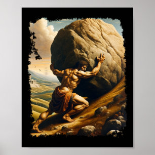Bodybuilding Sisyphus Uithoudingsvermogen Klik Kun Poster
