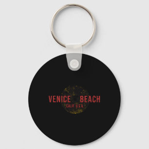 Bodybuilding Venice Beach Californië Gewichtheffen Sleutelhanger
