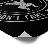 Bodybuilding Weightlifting Wer Lifting Don't Fart  Poster (Hoek)
