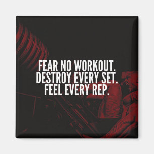 Bodybuilding Workout Motivatie Magneet