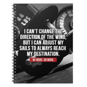 Bodybuilding Workout Motivatie woorden Notitieboek