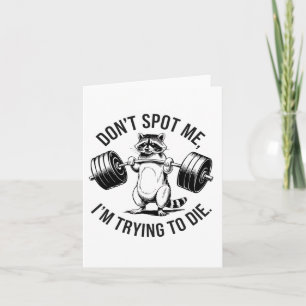 Bodybuilding Workout Spot me niet Ik probeer het t Kaart