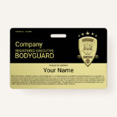 Bodyguard Badge (Voorkant)