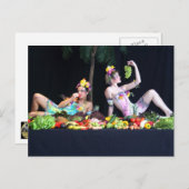 Bodyschilderlak Lebendbuffet - boefbuffet van de c Briefkaart (Voorkant / Achterkant)