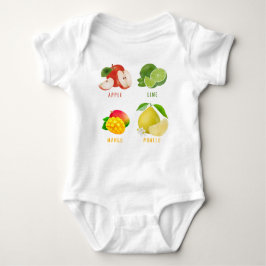 Bodysuit met fruit voor kinderen