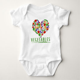 Bodysuit met groenten voor kinderen