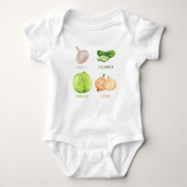 Bodysuit met groenten voor kinderen
