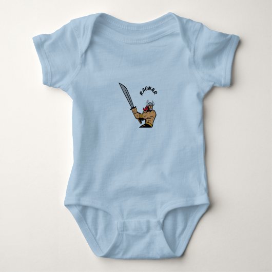 bodysuit voor een baby, Hero Viking (Voorkant)