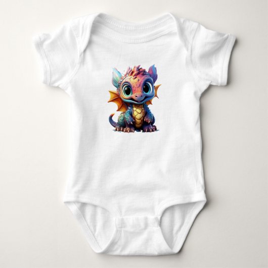 Bodysuits voor kinderen Dragon Grappig (Voorkant)
