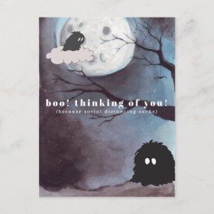 Boe! Denken aan Jou Schattige Halloween Briefkaart