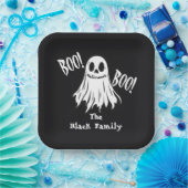 BOE! – Een spookachtige grijns Papieren Bordje (Feest)