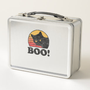 Boe!  Eighties Style Cat Retro Distressed H