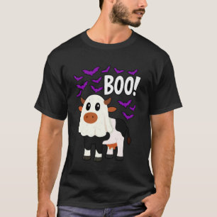 Boe Geest Koeh Halloween Grappige Boerderij Dier W T-shirt