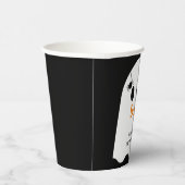 Boe! Halloween Ghost Boy Black Verjaardag Papieren Bekers (Rechts)