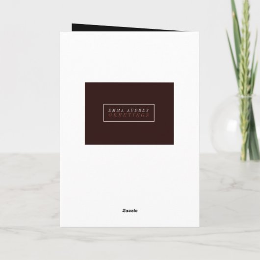 Boe! Halloween kaart (Achterkant)