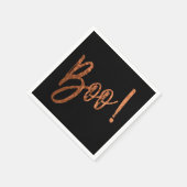 Boe! Halloween moderne Halloween servetten (Hoek)