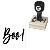 Boe! Halloween Script Modern Stempel (Gestempeld)