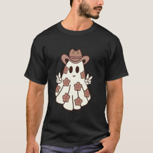 Boe Hoe Cowboy Grappige Geest Griezelig Seizoen Ha T-shirt