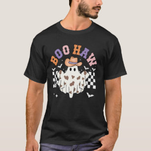 Boe Hoe Cowboy Griezelig Seizoen Grappige Geest Ha T-shirt